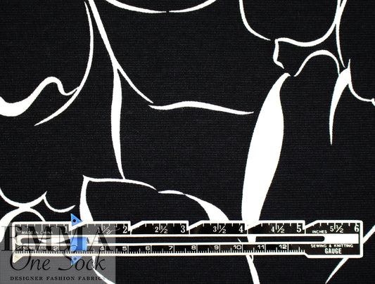 M@x Mara 'floral contours' printed doubleknit 1 yard