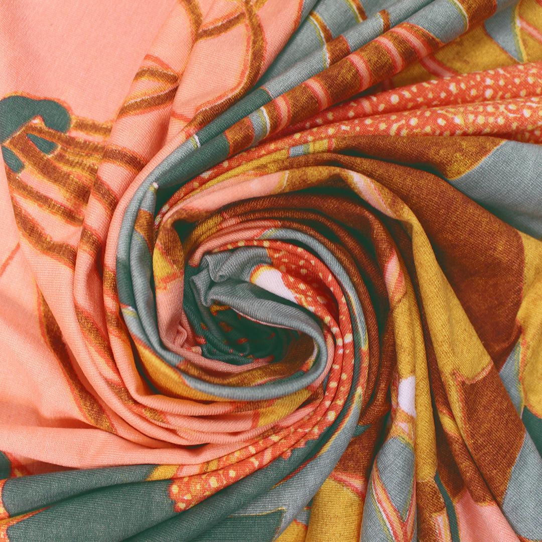 Italian 'unfurled' lightweight viscose knit 1.25 yd