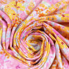 Italian 'sunny garden' cotton knit 1.25 yds