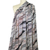 Italian 'chevron waves' lightweight viscose knit 1.25 yd