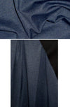 rayon blend ponte - denim .75 yds Minor Flaw