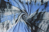 denim tones tie dye abstract digital viscose knit