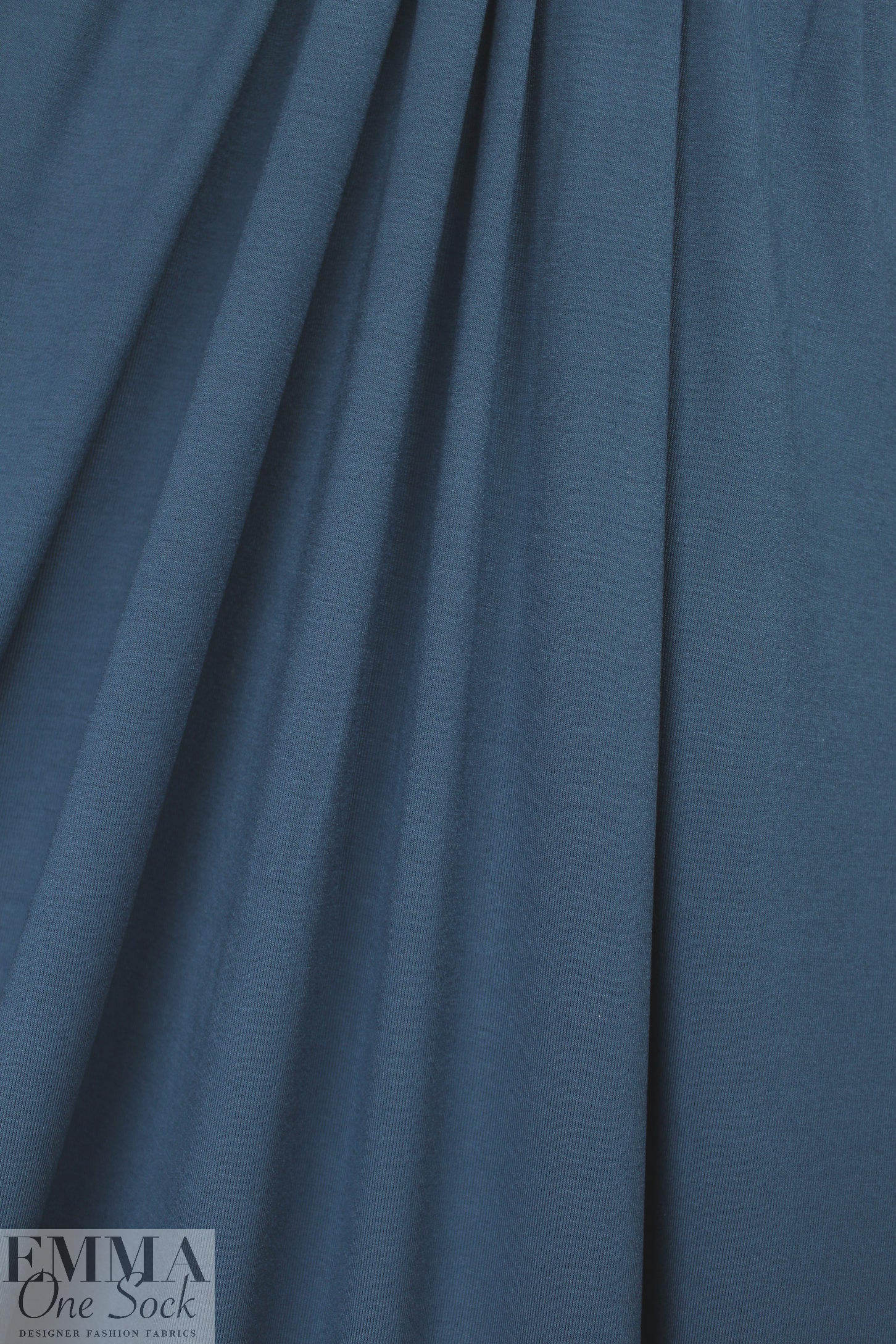 slate blue 9 oz. rayon/spandex jersey 4-way 1 yard