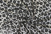 black/gray heather little flower rayon/spandex knit