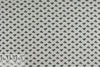 gray heather/black 'little hearts' rayon/spandex knit 1.875 yd