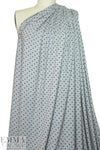 little hearts rayon/spandex jersey - black/gray 1.375 yd