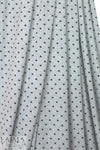 little hearts rayon/spandex jersey - black/gray 1.66 yd