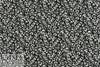 gray heather/black fleur-de-lis rayon/spandex knit 1.375 yd