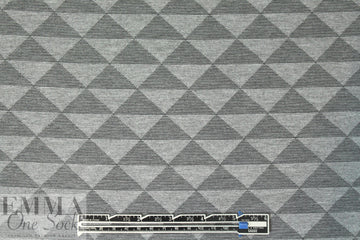triangle bamboo/spandex jersey - black on gray