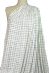 gridwork bamboo/spandex jersey - black on white