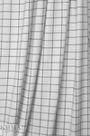 gridwork bamboo/spandex jersey - black on white .95 yds