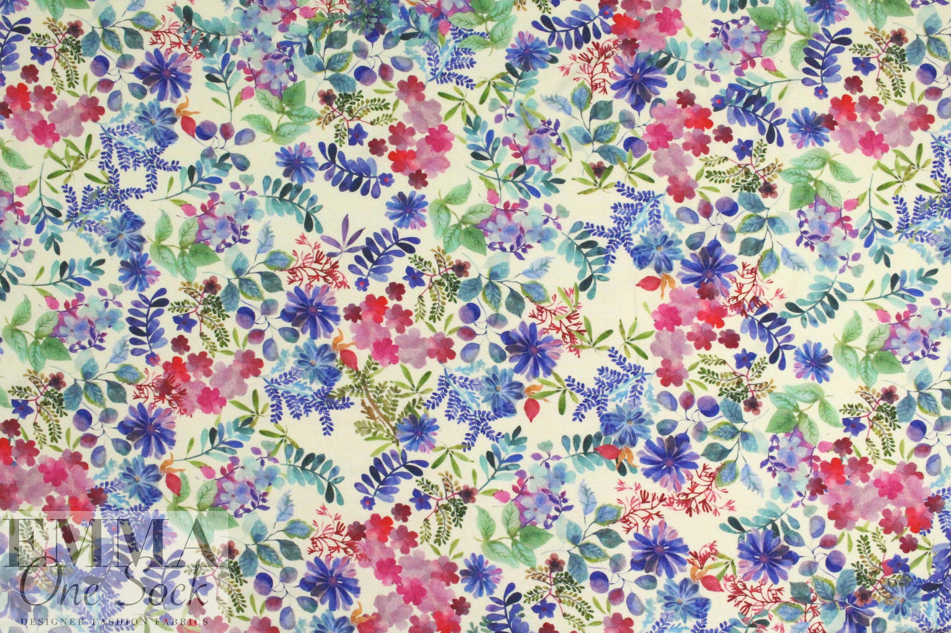 'garden dream' digital print rayon/spandex knit 1 yard