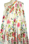 'distressed-look floral' digital print rayon/spandex knit 2 yd