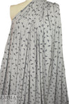 treble clef rayon/spandex jersey - black/gray