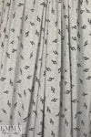 treble clef rayon/spandex jersey - black/gray