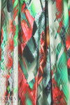 'prismatica' digital print rayon/spandex knit 1.25 yds