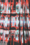 edgy abstract digital print rayon/spandex knit