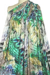 'feather fantasy' digital print rayon/spandex knit