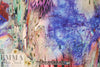 abstract/animal montage digital viscose knit