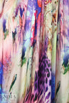 abstract/animal montage digital viscose knit
