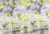 'crosshatch floral' digital print rayon/spandex knit 2 yd