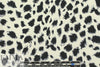 furry spots rayon/span jersey - black on ivory 1.375 yd