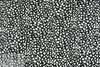 furry spots rayon/span jersey - black on ivory 1.875 yd