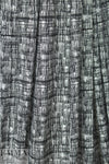 black/white cross hatch digital viscose knit 1.66 yd