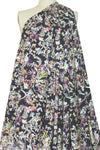 'backyard bustle' digital viscose knit