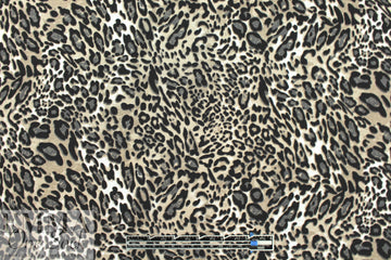 digital viscose knit - stylized leopard 1.75 yds