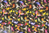 ornithology digital viscose knit - black