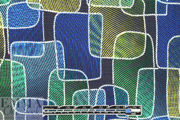 textured mod graphic ITY knit 1.625 yds
