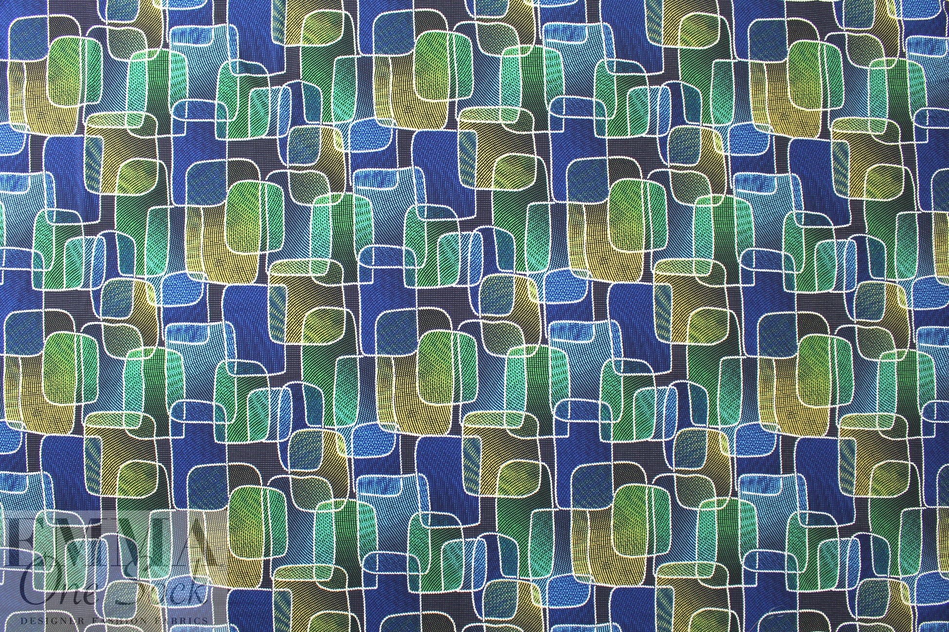 textured mod graphic ITY knit