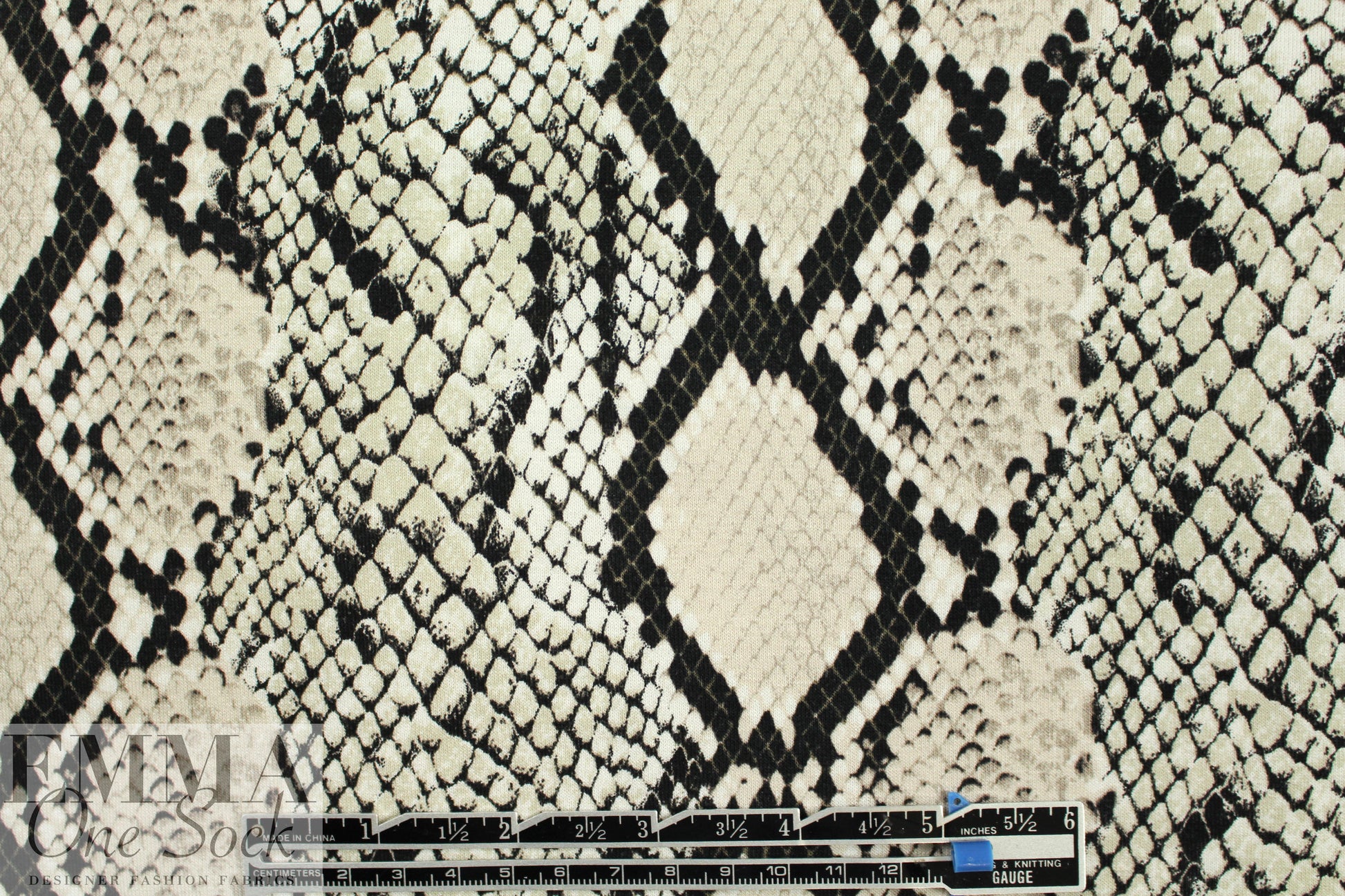 python print digital viscose knit - espresso/beige