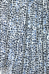 blue jean dots digital viscose knit - blue/white 1 yard