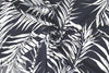 fern leaf silhouette digital viscose knit - midnight/white