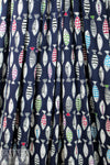 'go fish' rayon/spandex lightweight knit - navy