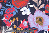 liberty flowers digital viscose knit - red/blue/dijon 1.625 yd