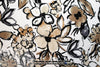 earthy flowers print montage digital viscose knit 2.5 yd