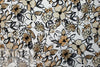 earthy flowers print montage digital viscose knit