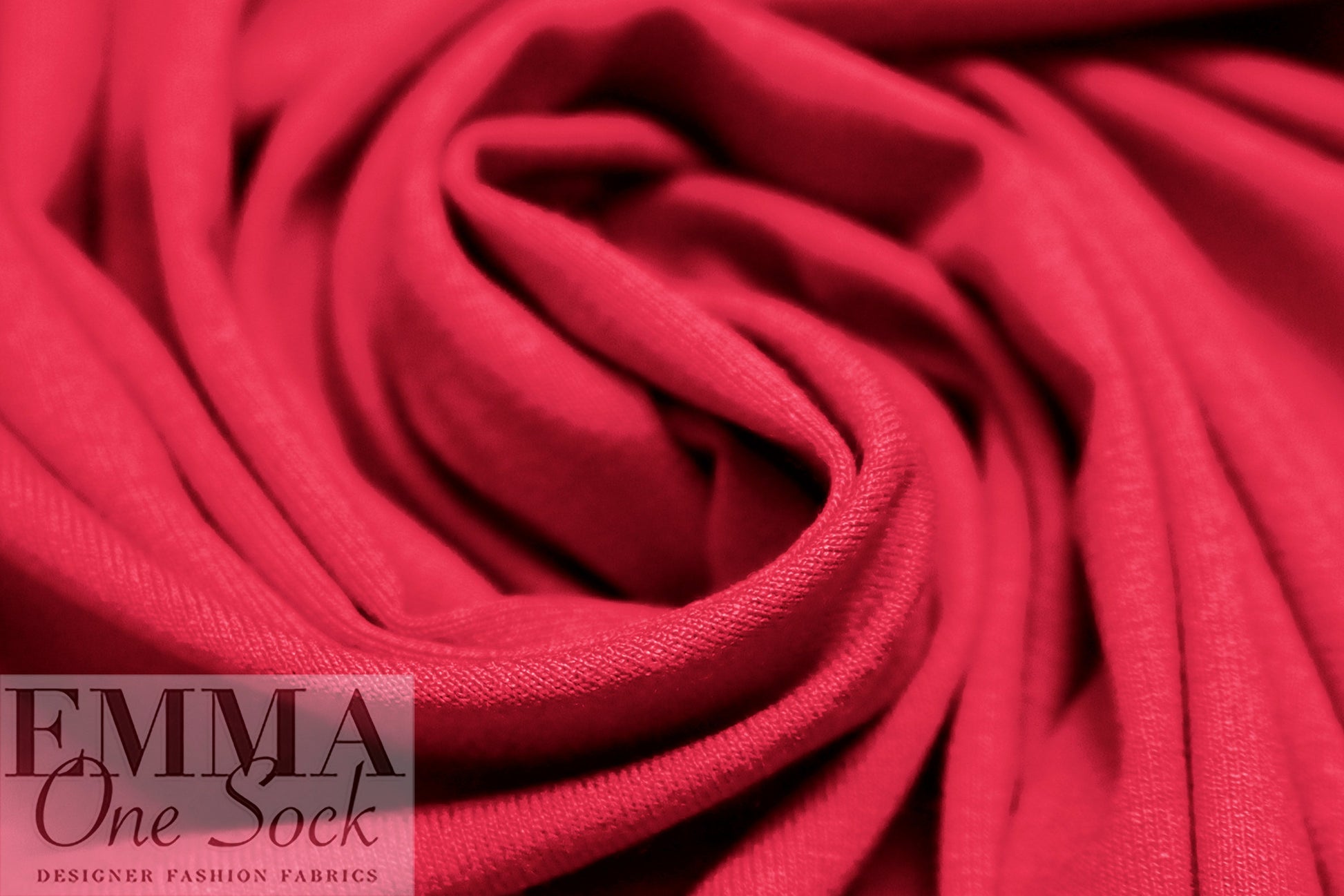 raspberry EcoVero viscose/spandex 4-way jersey  2 yd