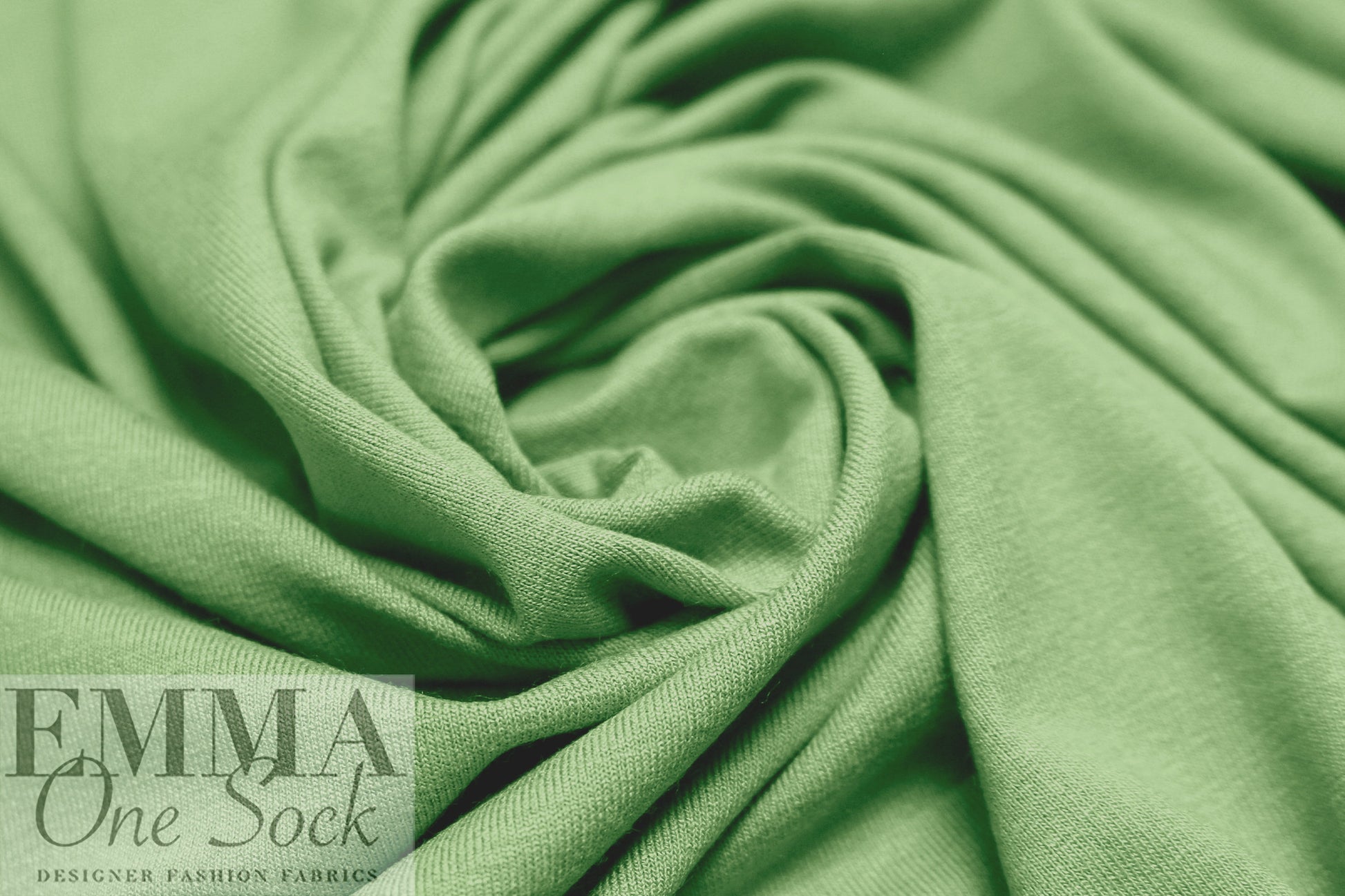 pistachio EcoVero viscose/spandex 4-way jersey  1.25 yd