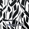 'ink impression' printed stretch viscose knit 1.625 yd