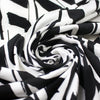 'ink impression' printed stretch viscose knit 1.625 yd
