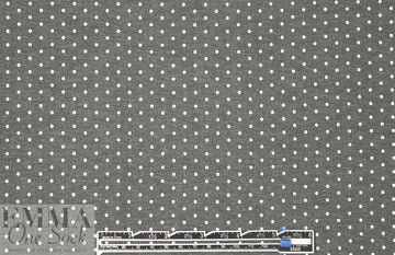 soft and drapey bamboo/spandex jersey - charcoal dots