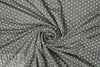 soft and drapey bamboo/spandex jersey - charcoal dots 1.5 yd
