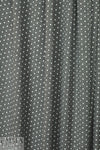 soft and drapey bamboo/spandex jersey - charcoal dots 1.5 yd