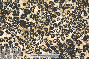 layered animal print digital viscose knit 1.25 yds