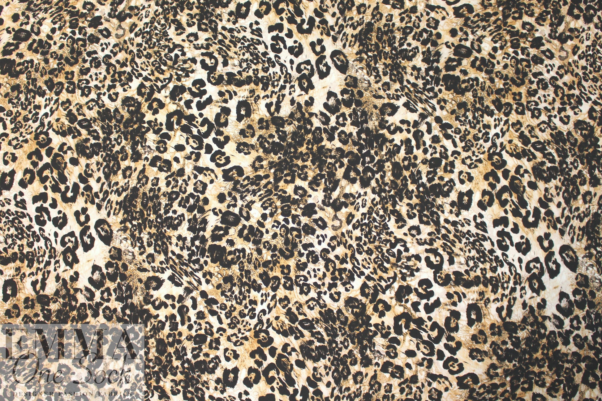 layered animal print digital viscose knit 1 yard
