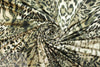 Italian digital viscose knit - wildcat rorschach